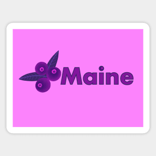 Maine Wild Blueberries Magnet